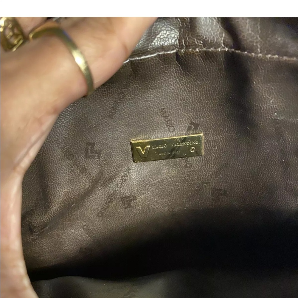 Authentic Mario Valentino Vintage PVC Leather Bag - Picture 11 of 12
